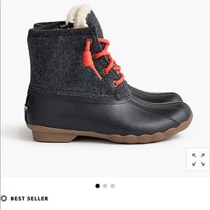 Sperry shearwater Sherpa lined duck boots